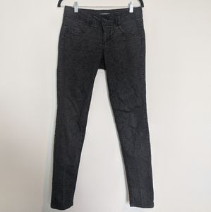 Wit & Wisdom Black Damask Skinny Jeans  size 4